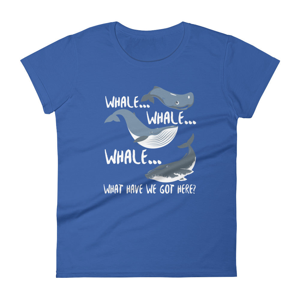 Whale Whale Whale Women's Shirt - Splashing Apparel