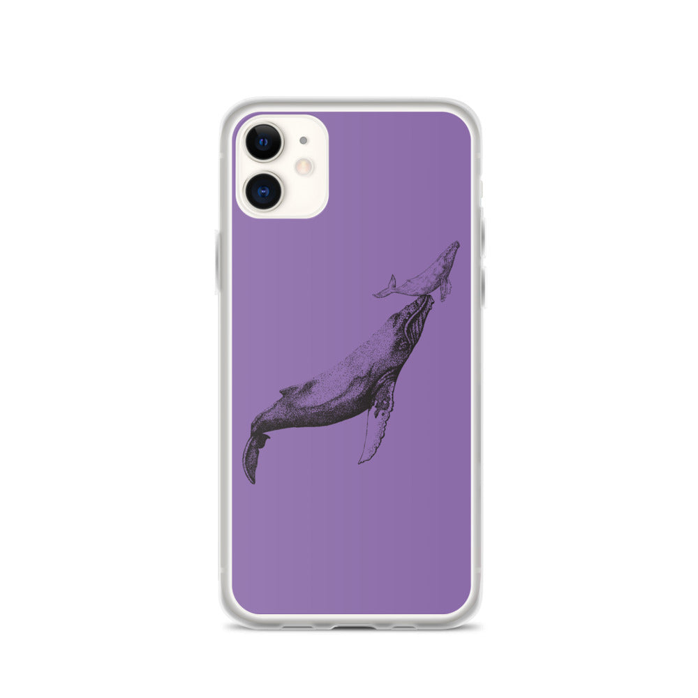 First Breath iPhone Case Purple - Splashing Apparel