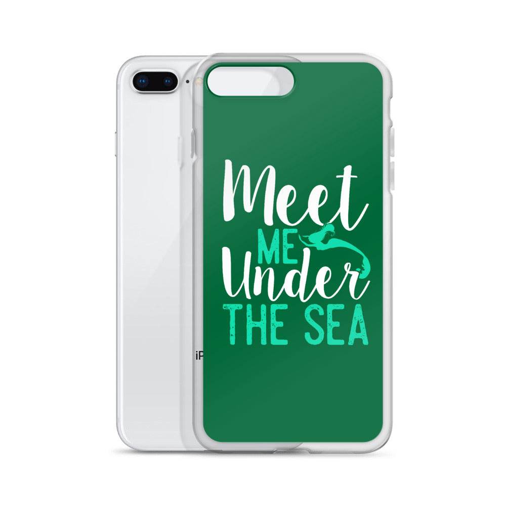 Meet Me Under the Sea iPhone Case Green - Splashing Apparel