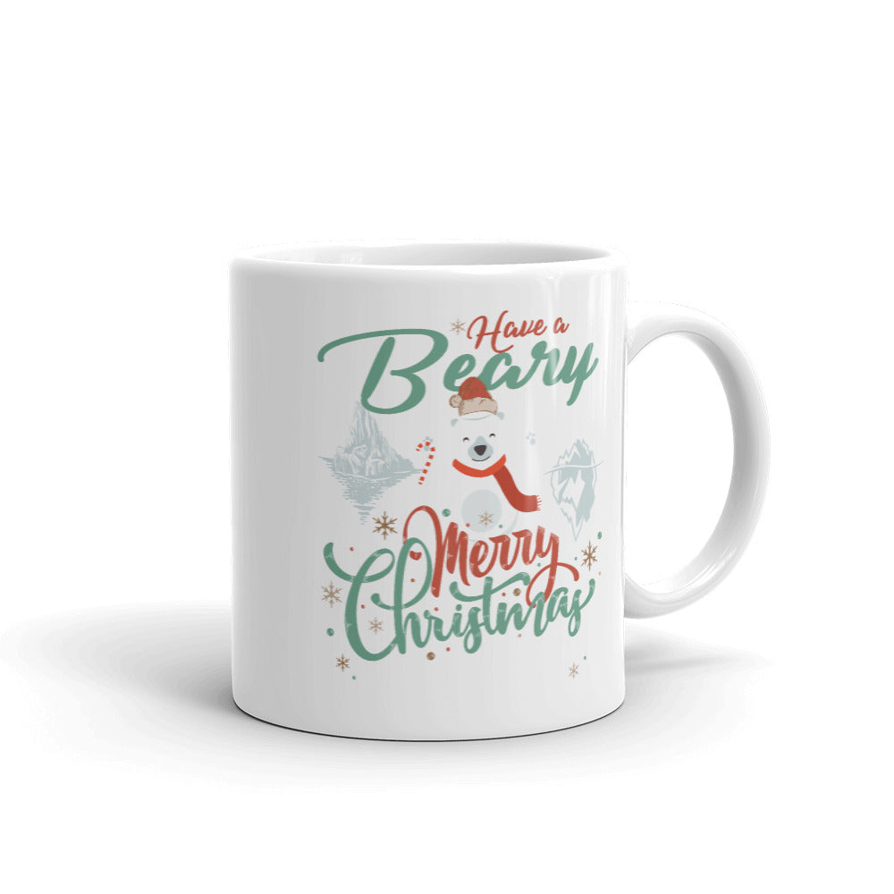 Beary Merry Christmas Mug - Splashing Apparel