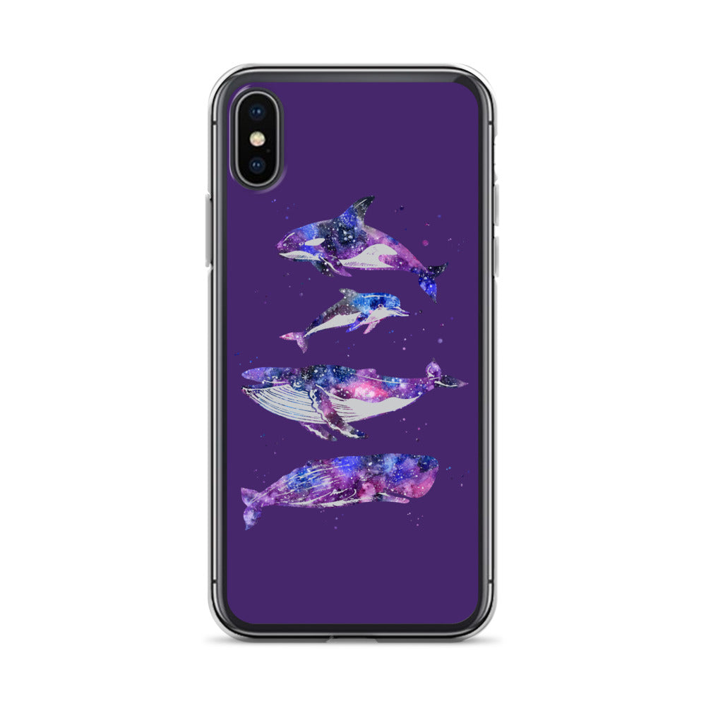 Cosmic Beauties iPhone Case Purple - Splashing Apparel