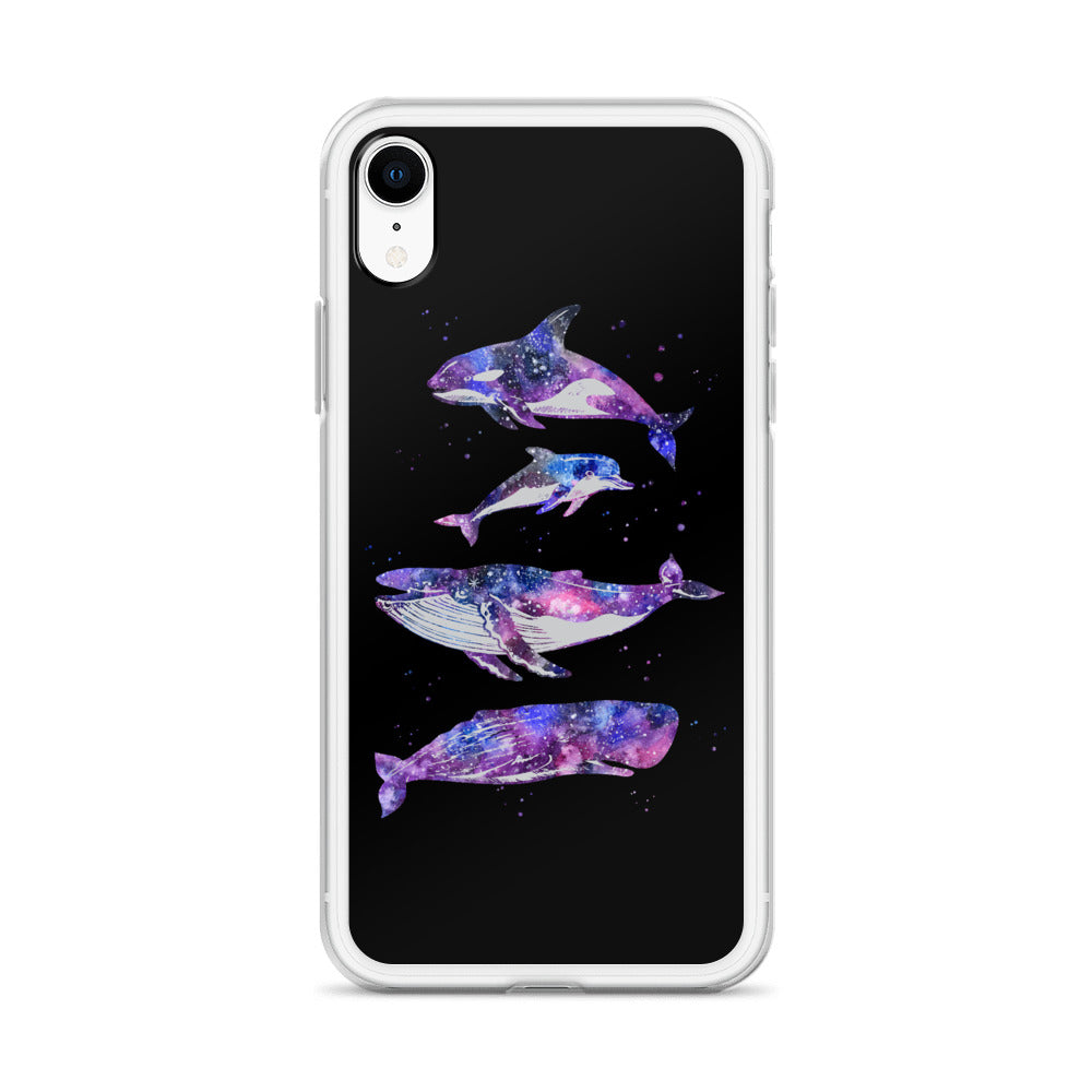 Cosmic Beauties iPhone Case Black - Splashing Apparel