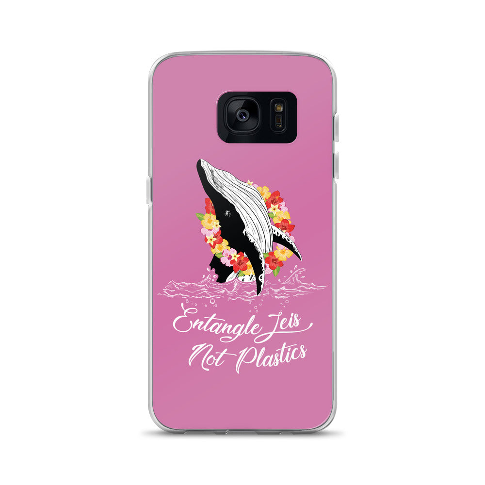 Entangle Leis Samsung Case Pink - Splashing Apparel