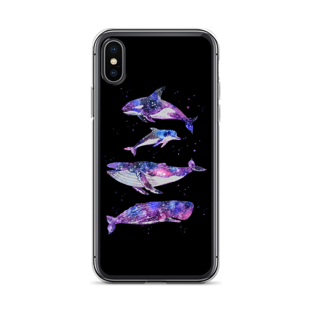 Cosmic Beauties iPhone Case Black - Splashing Apparel