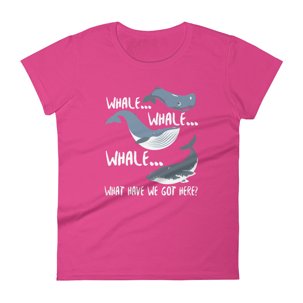 Whale Whale Whale Women's Shirt - Splashing Apparel