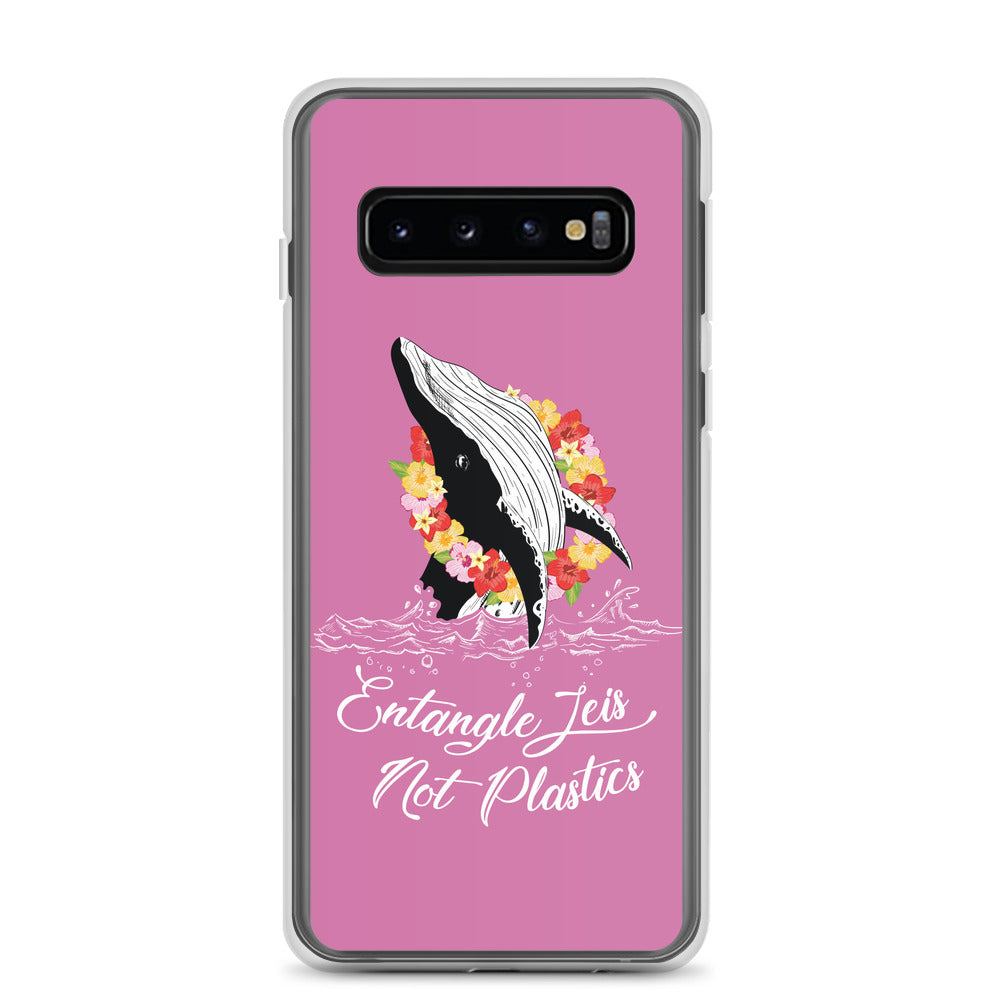 Entangle Leis Samsung Case Pink - Splashing Apparel