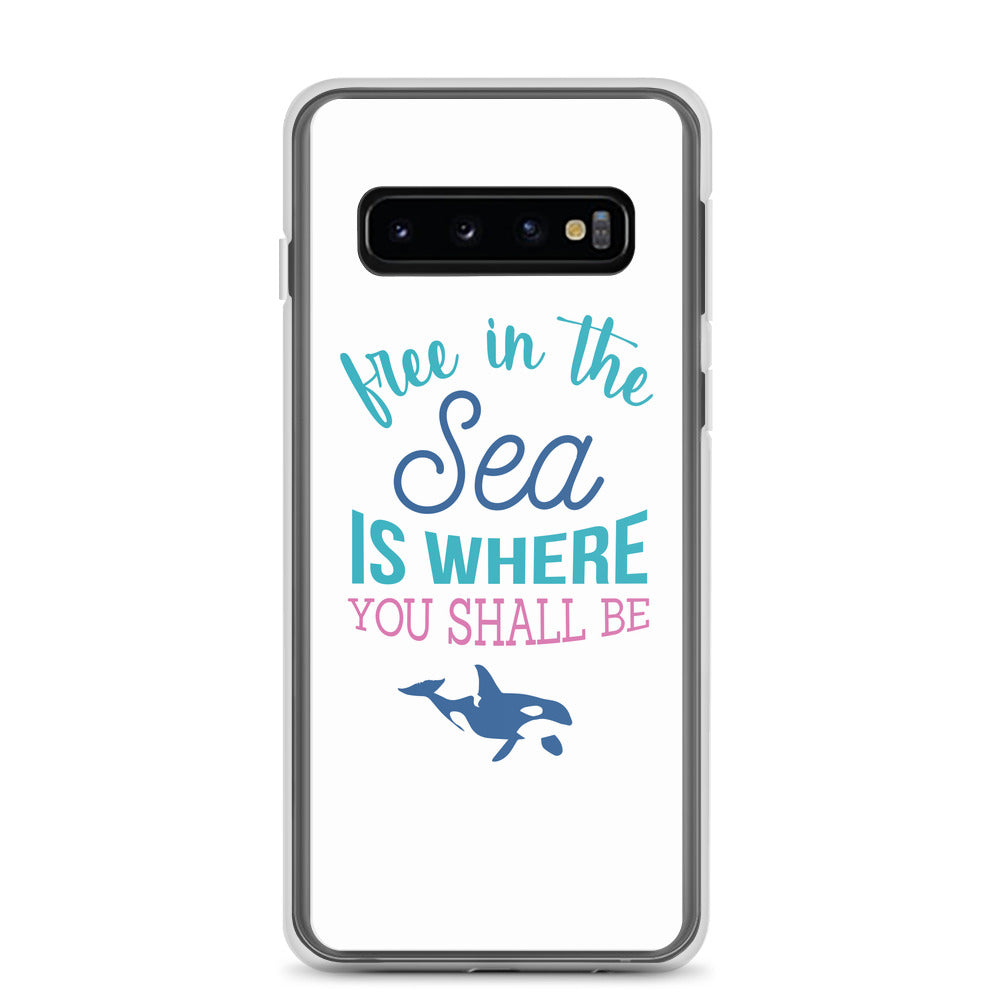 Free in the Sea Samsung Case - Splashing Apparel