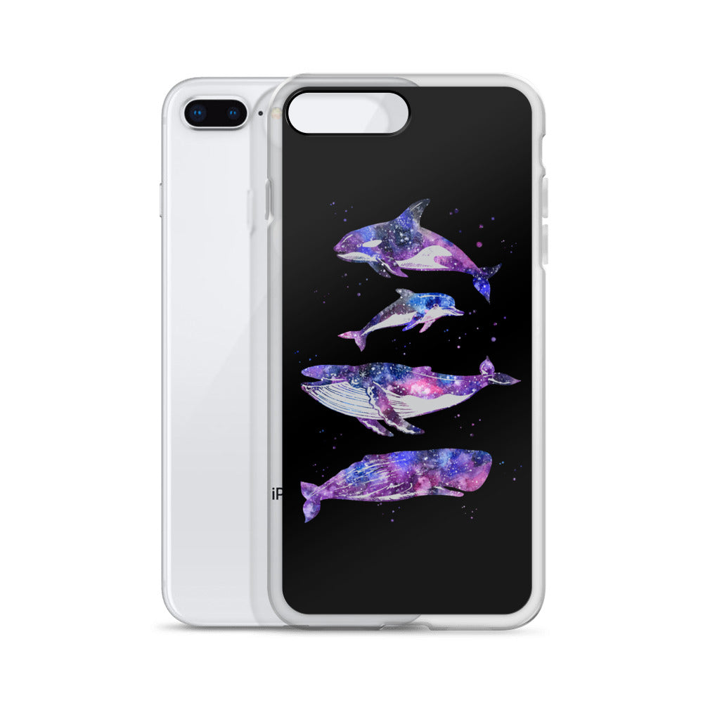 Cosmic Beauties iPhone Case Black - Splashing Apparel