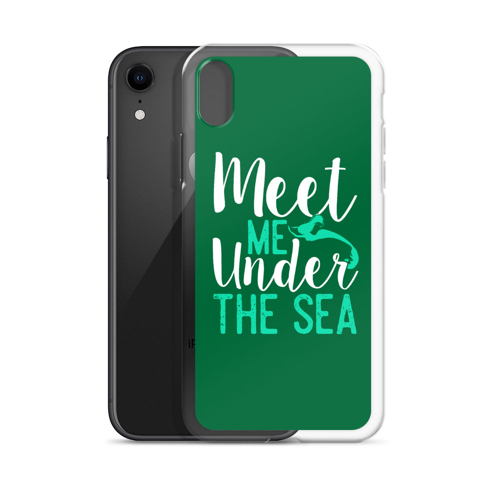 Meet Me Under the Sea iPhone Case Green - Splashing Apparel