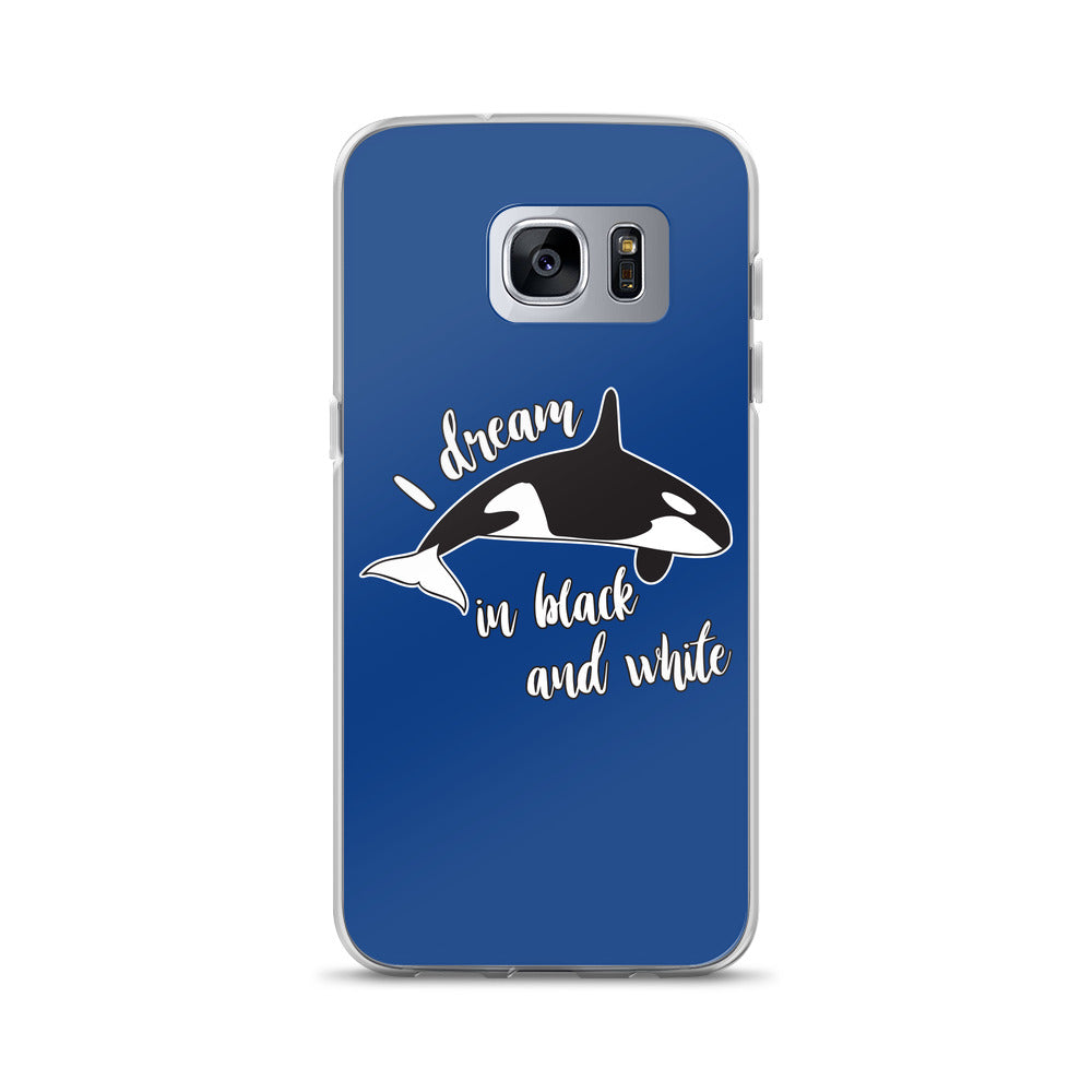 Dream of Black & White Samsung Case - Splashing Apparel