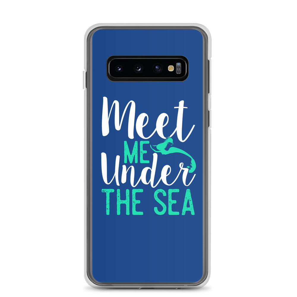 Meet Me Under the Sea Samsung Case Dark Blue - Splashing Apparel