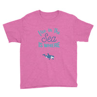 Free in the Sea Kids Shirt - Splashing Apparel