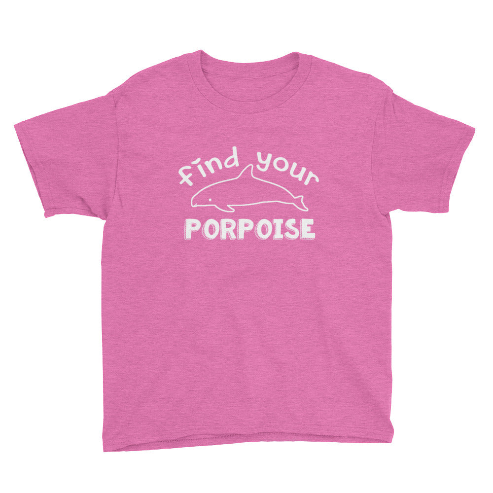 Find Your Porpoise Kids Shirt - Splashing Apparel