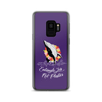 Entangle Leis Samsung Case Purple - Splashing Apparel