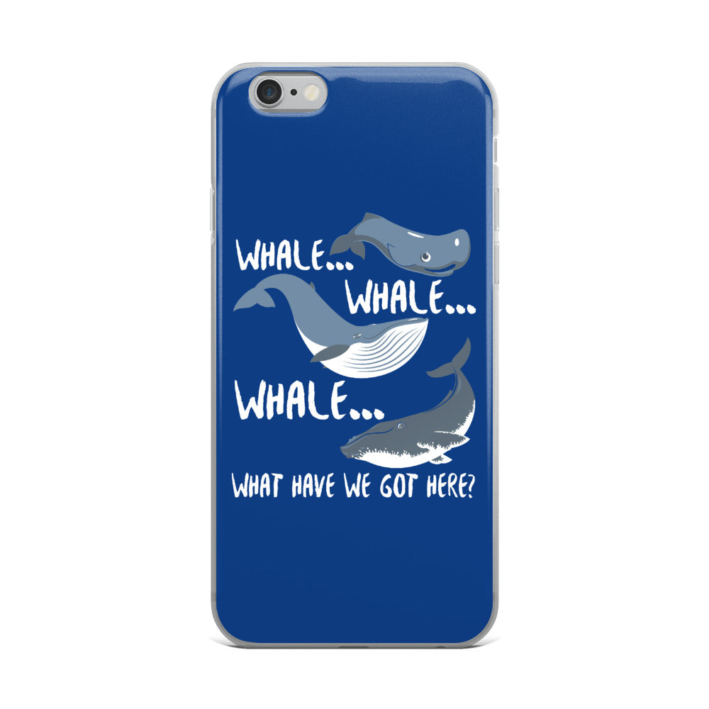 Whale Whale Whale iPhone Case - Splashing Apparel