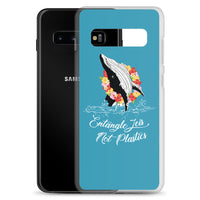 Entangle Leis Samsung Case Blue - Splashing Apparel