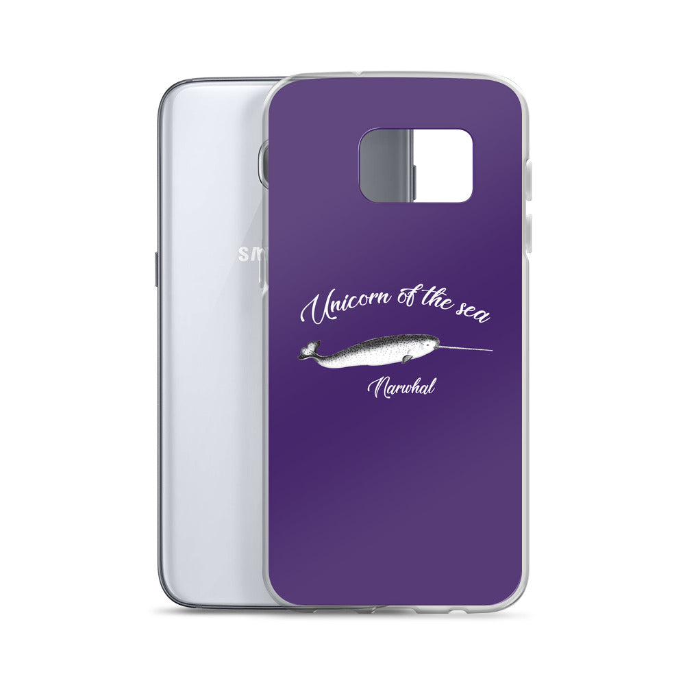 Unicorn of the Sea Samsung Case Purple - Splashing Apparel