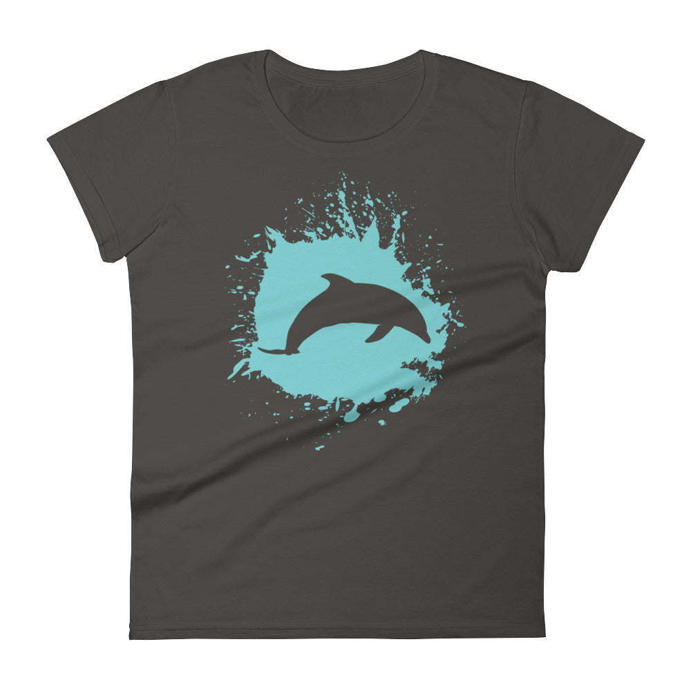 Dolphin Splash Women's Shirt - Splashing Apparel