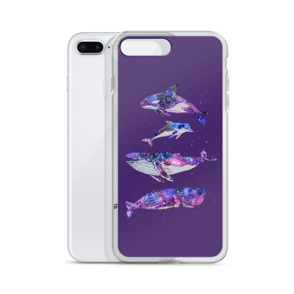 Cosmic Beauties iPhone Case Purple - Splashing Apparel