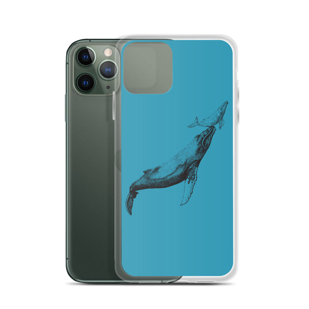 First Breath iPhone Case Blue - Splashing Apparel