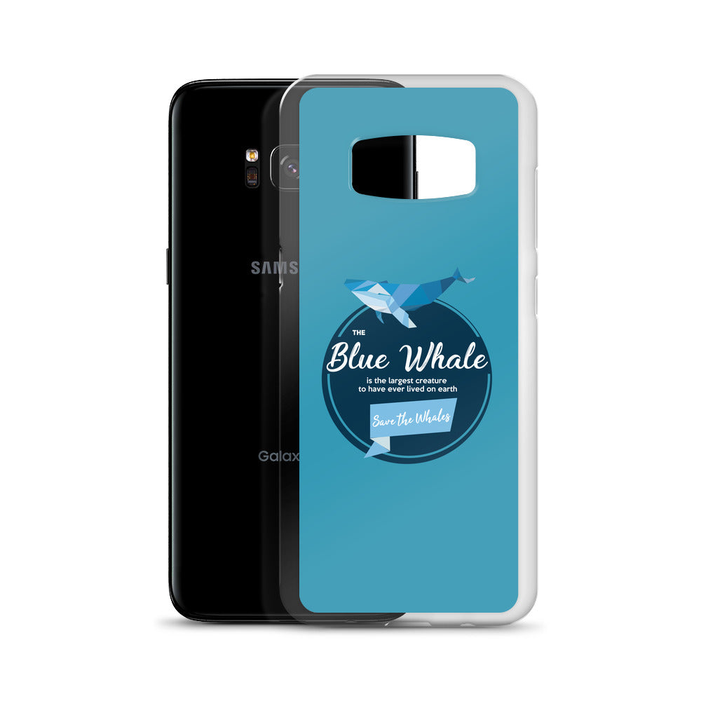 Blue Whale Samsung Case Blue - Splashing Apparel