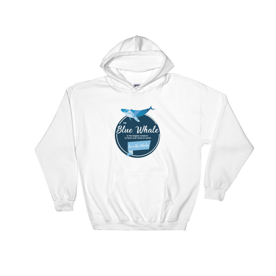Blue Whale Hoodie - Splashing Apparel