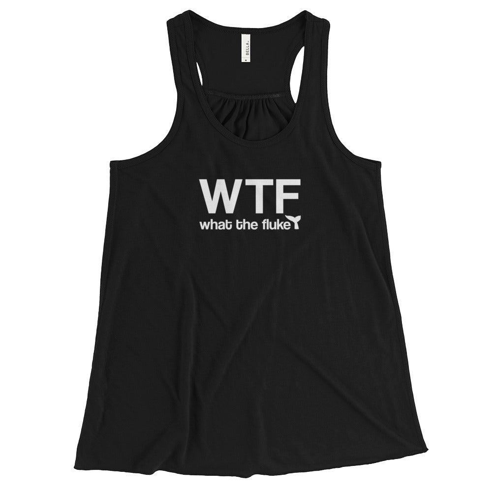 What the Fluke Women's Flowy Racerback Tank - Splashing Apparel