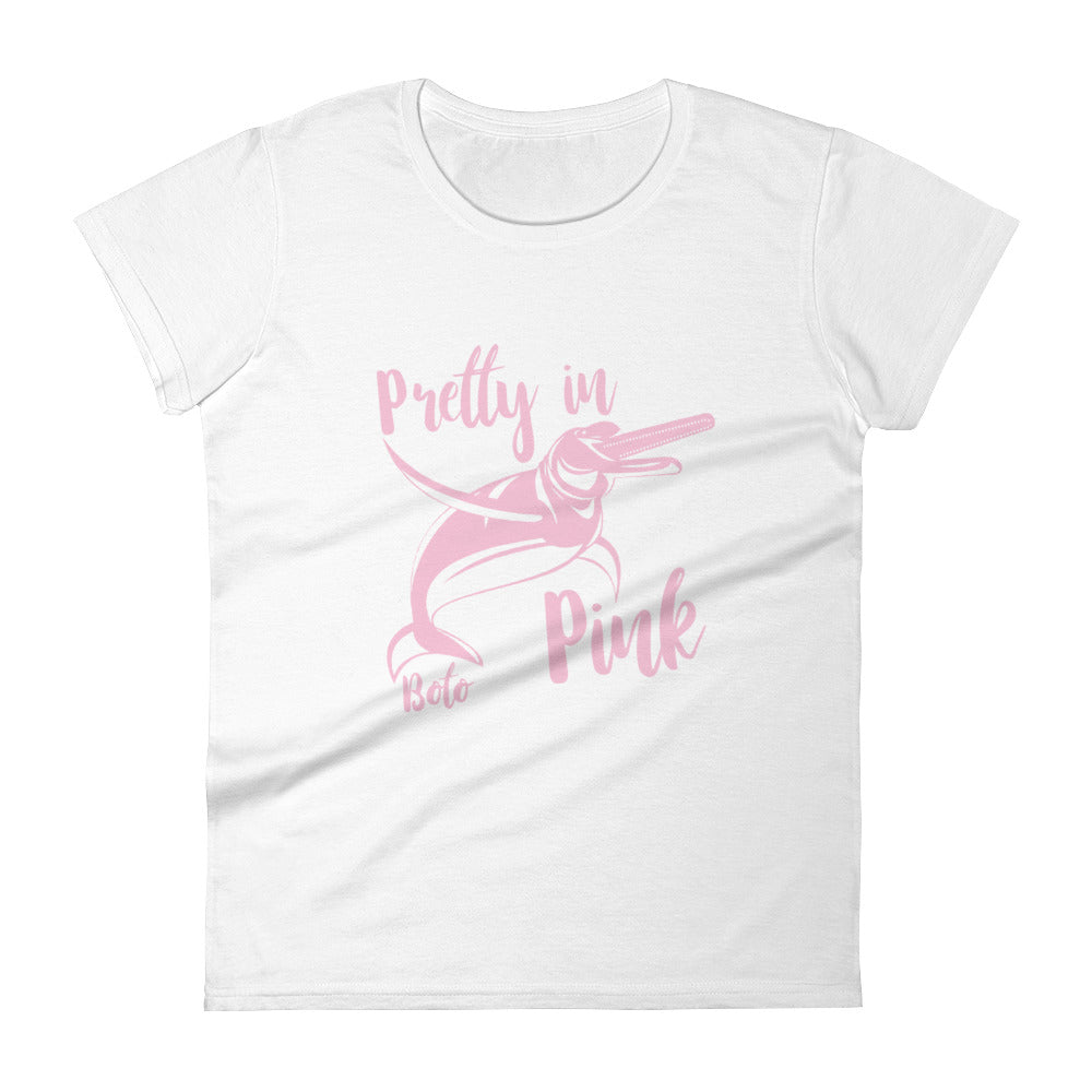 Pretty in Pink Boto Dolphin Women's Shirt - Splashing Apparel