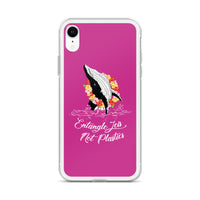 Entangle Leis Not Plastics iPhone Case Pink - Splashing Apparel
