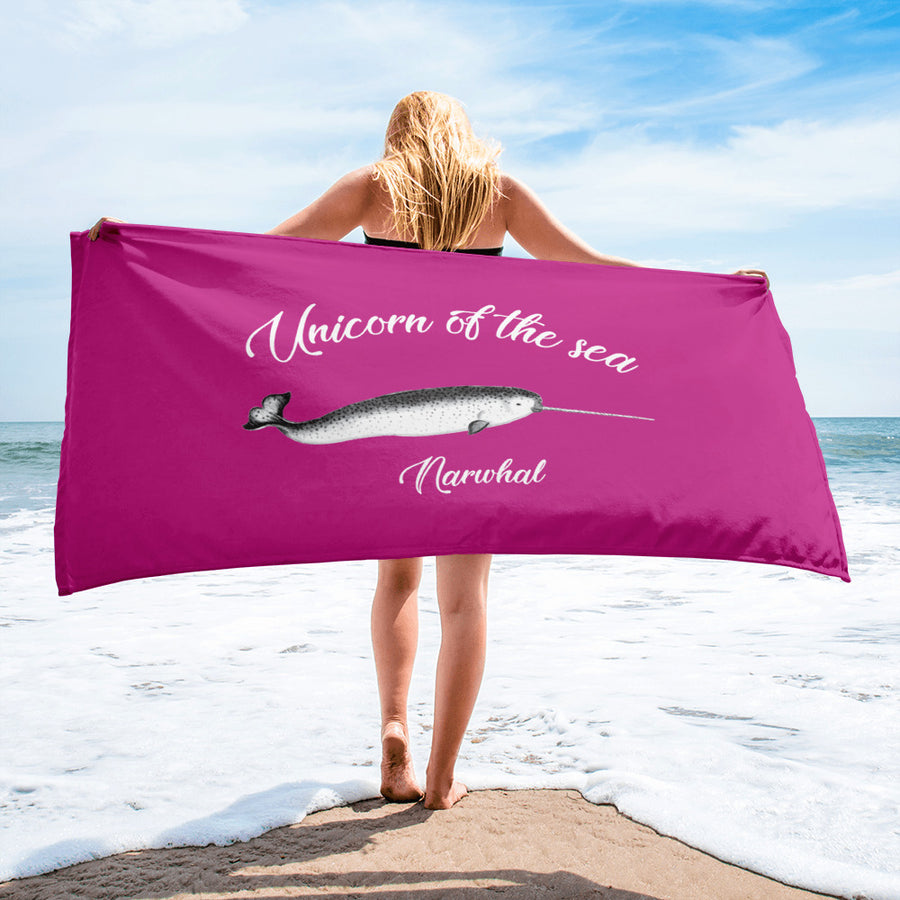 Unicorn of the Sea Towel - Splashing Apparel