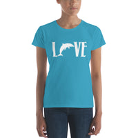 Love Dolphins Women's Shirt - Splashing Apparel
