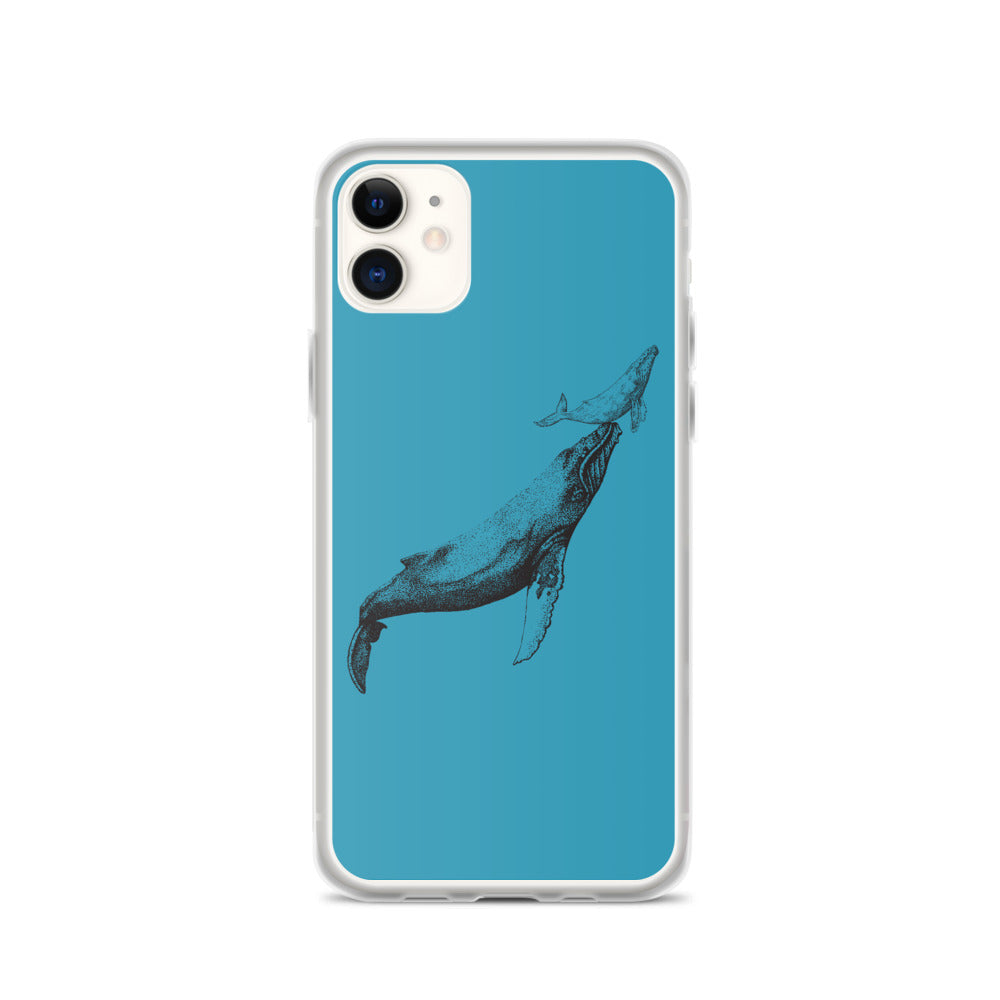 First Breath iPhone Case Blue - Splashing Apparel
