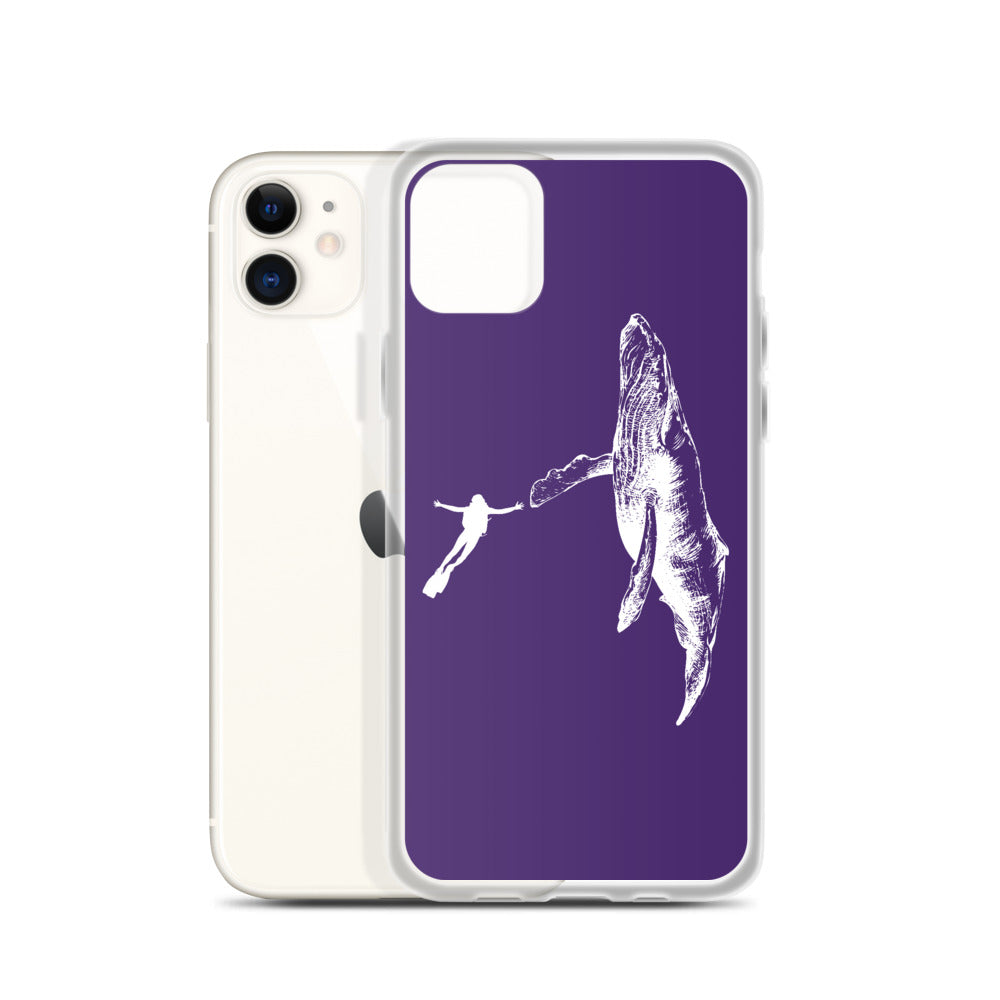 High Five iPhone Case Purple - Splashing Apparel