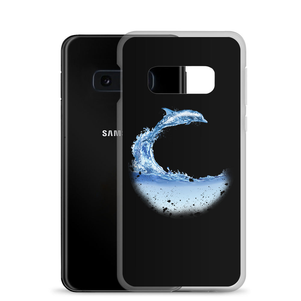 Aqua Dolphin Samsung Case - Splashing Apparel