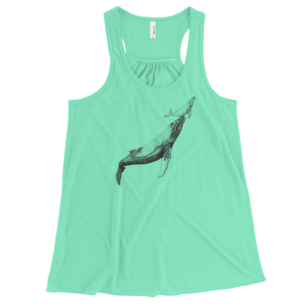 First Breath Women's Flowy Racerback Tank