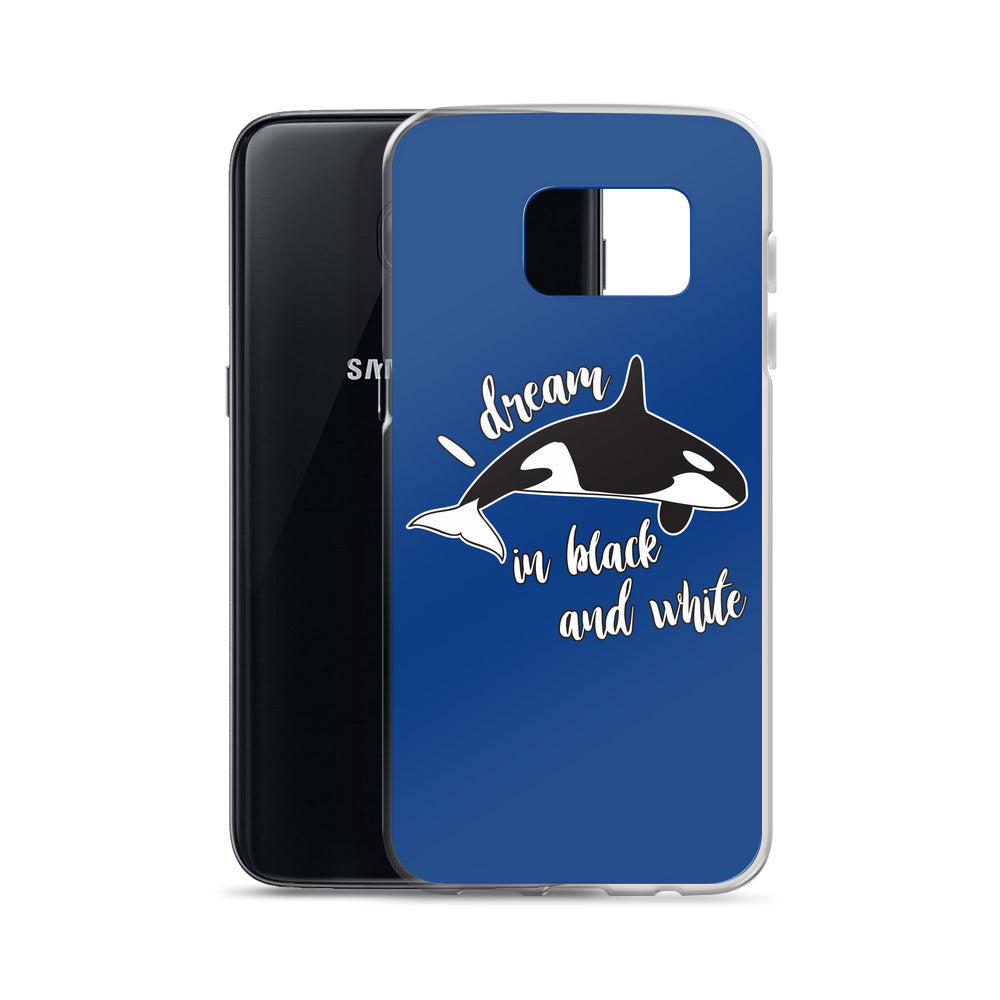 Dream of Black & White Samsung Case - Splashing Apparel