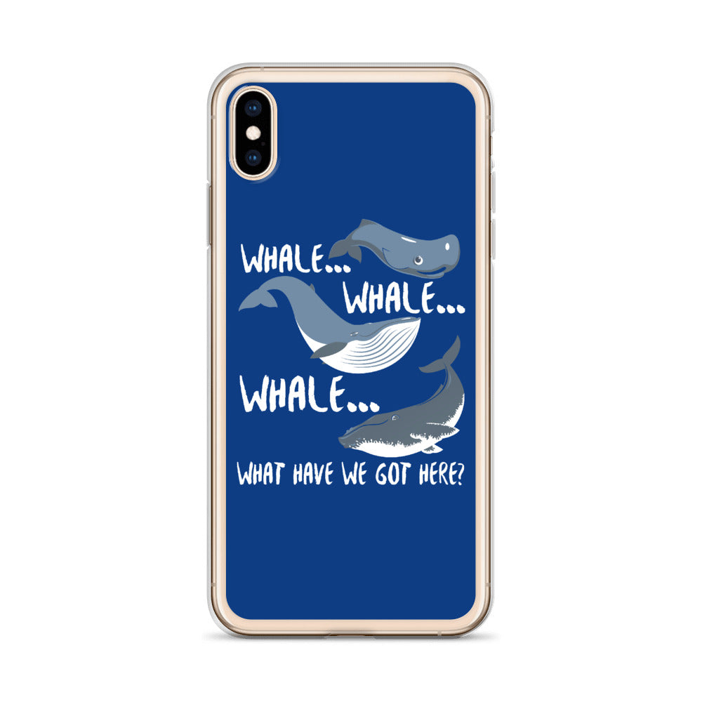 Whale Whale Whale iPhone Case - Splashing Apparel