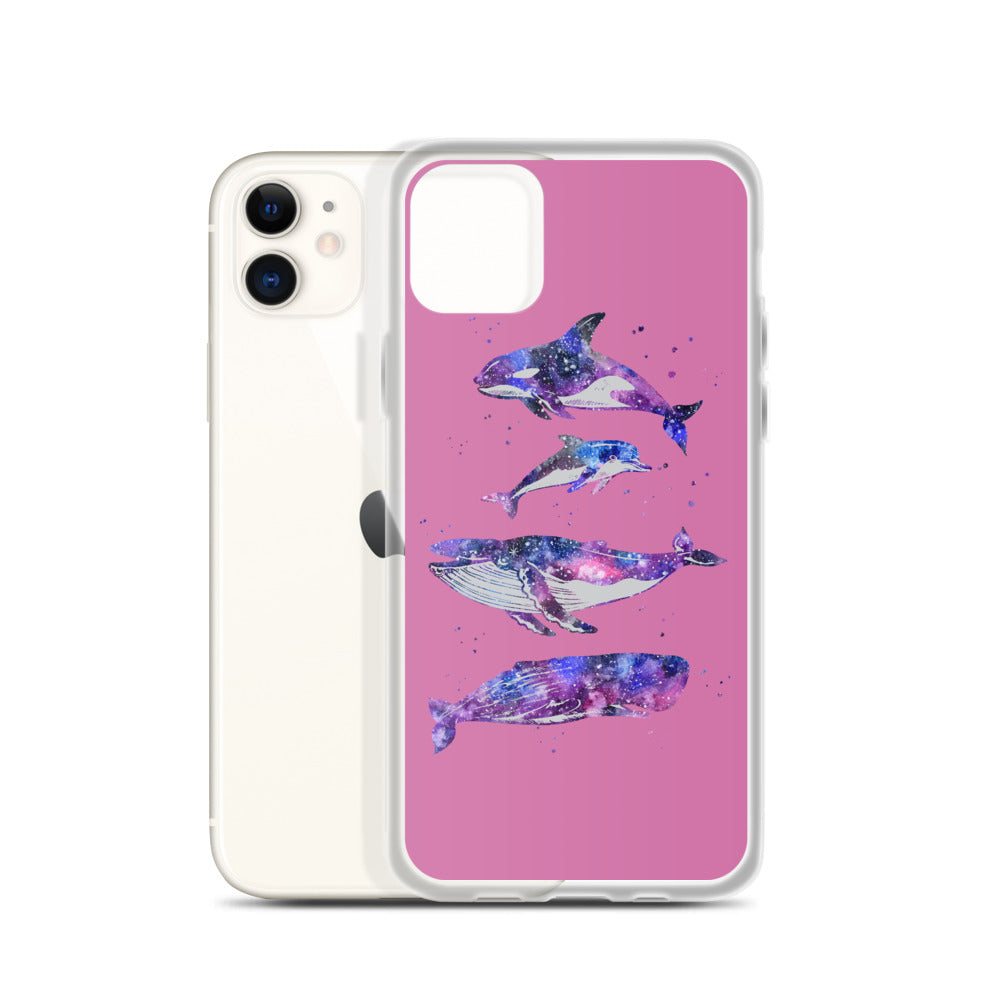 Cosmic Beauties iPhone Case Pink - Splashing Apparel