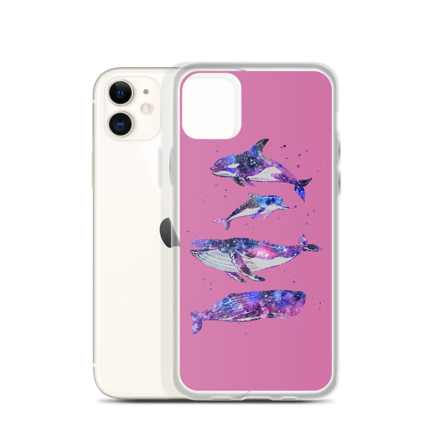 Cosmic Beauties iPhone Case Pink - Splashing Apparel