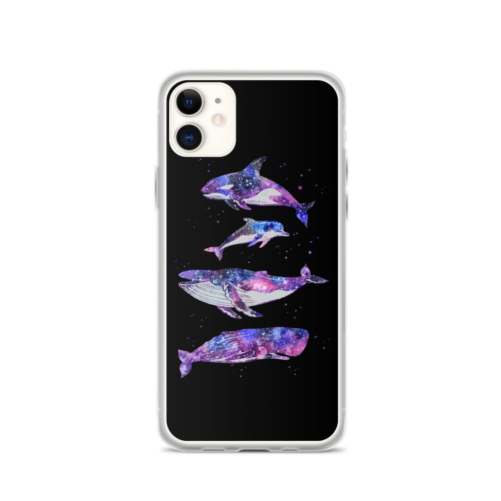 Cosmic Beauties iPhone Case Black - Splashing Apparel