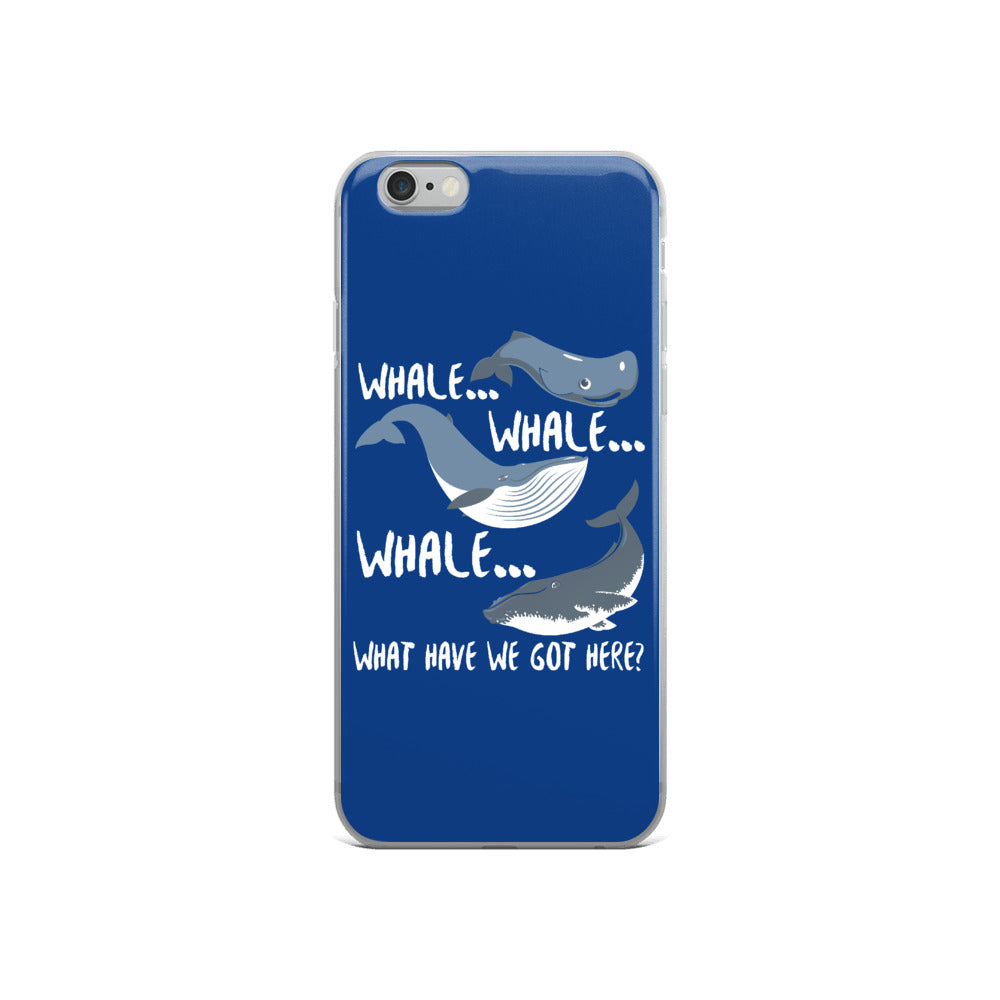 Whale Whale Whale iPhone Case - Splashing Apparel