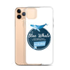 Blue Whale iPhone Case White - Splashing Apparel