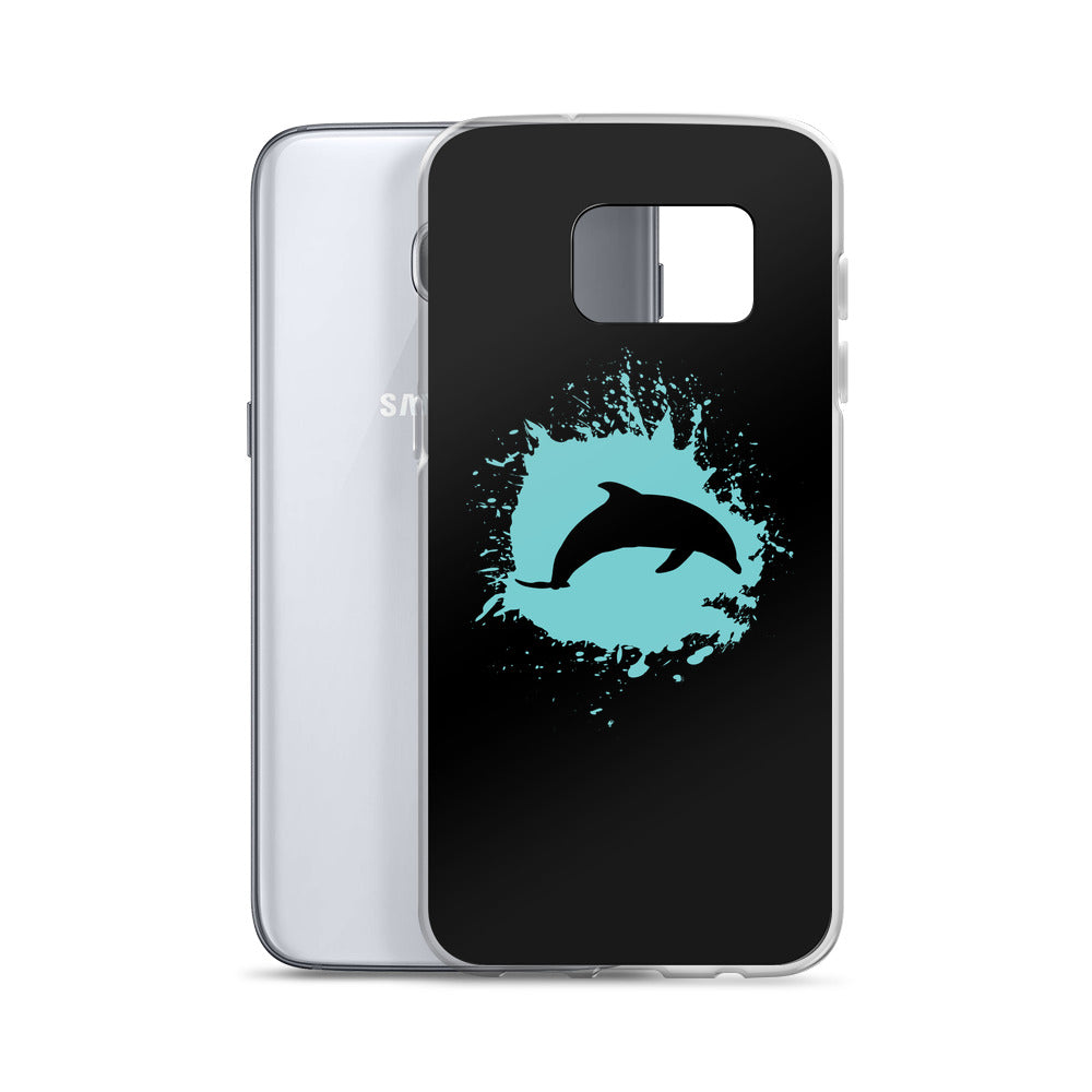 Dolphin Splash Samsung Case - Splashing Apparel