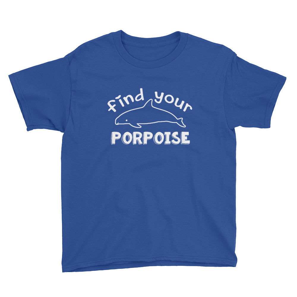 Find Your Porpoise Kids Shirt - Splashing Apparel