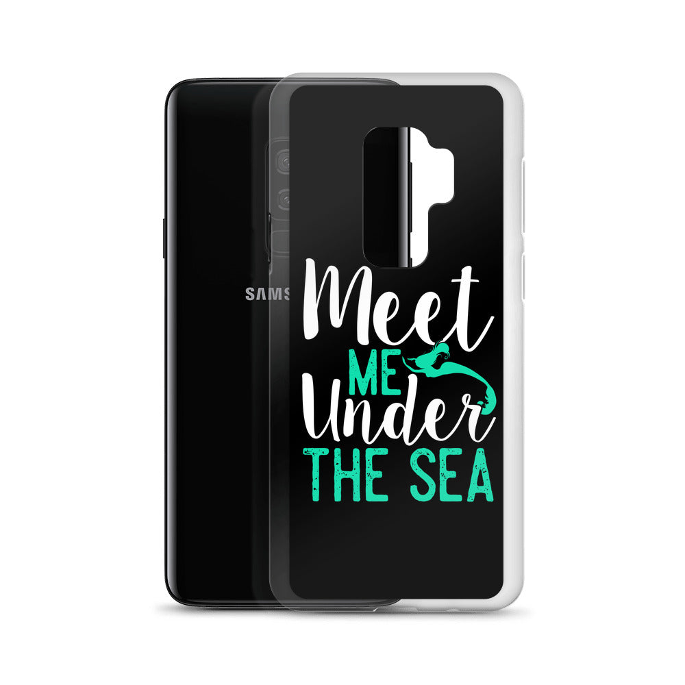 Meet Me Under the Sea Samsung Case Black - Splashing Apparel