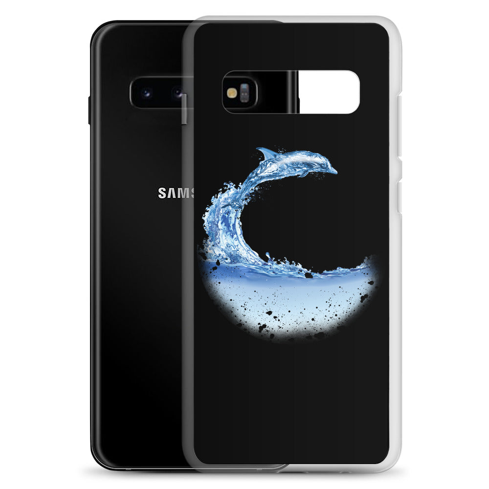 Aqua Dolphin Samsung Case - Splashing Apparel