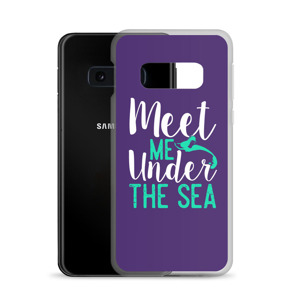 Meet Me Under the Sea Samsung Case Purple - Splashing Apparel