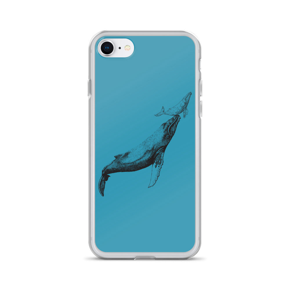 First Breath iPhone Case Blue - Splashing Apparel
