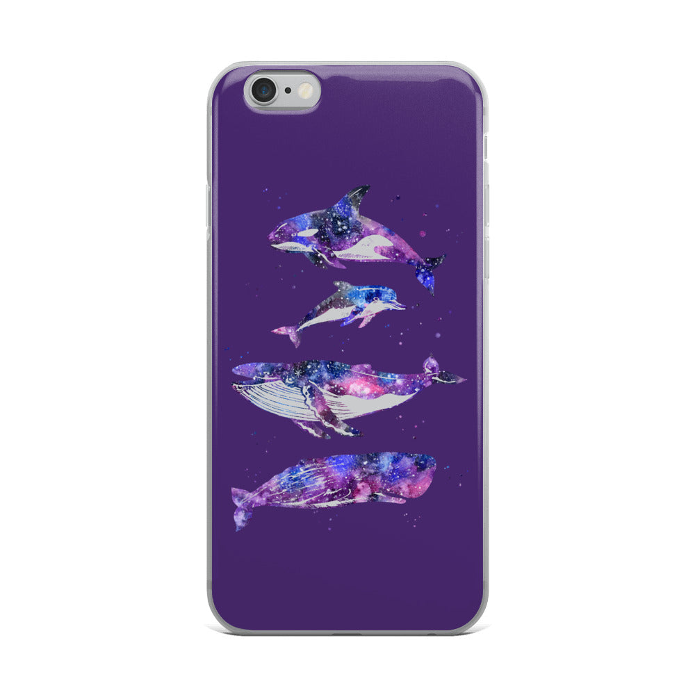Cosmic Beauties iPhone Case Purple - Splashing Apparel