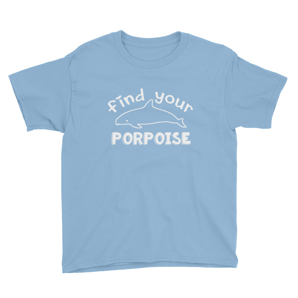 Find Your Porpoise Kids Shirt - Splashing Apparel
